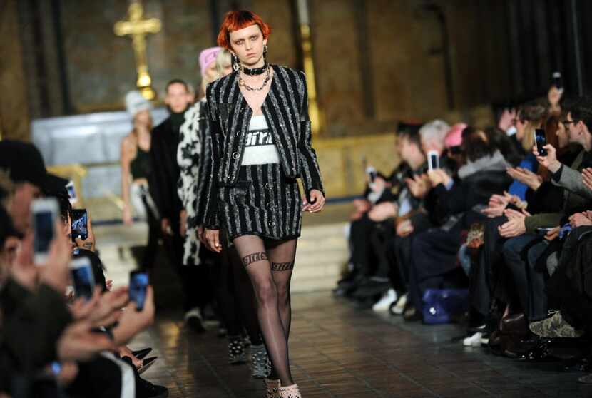 This model in the Alexander Wang show looks more punk than professional, but a new haircut,...
