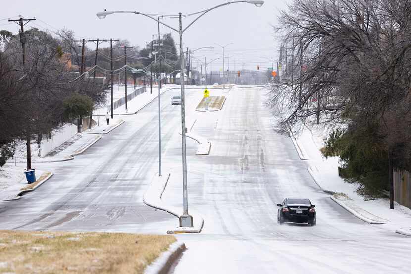 City services and schools are closed in Arlington today due to icy conditions and low...