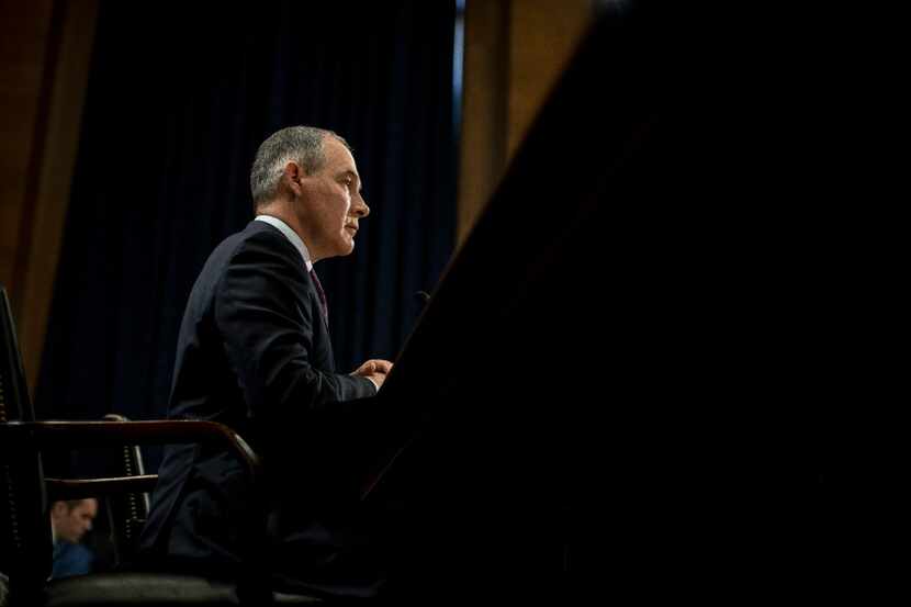 Scott Pruitt, President Donald Trump's nominee to lead the Environmental Protection Agency,...