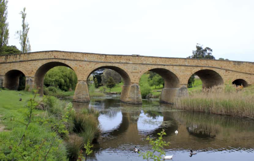 Richmond Bridge, the oldest bridge in Australia, was built by convicts in the 1820s in the...