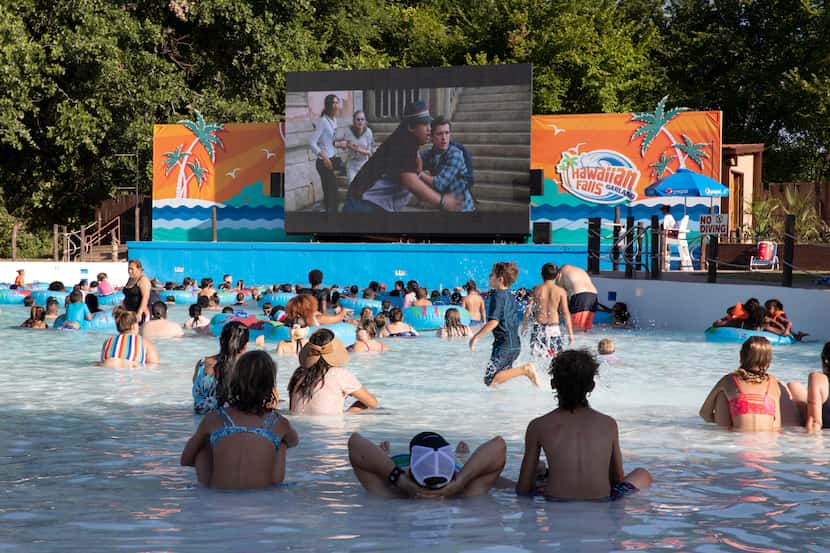 Spider-Man: No Way Home is one of the featured movies this summer at Hawaiian Falls Oahu Bay...