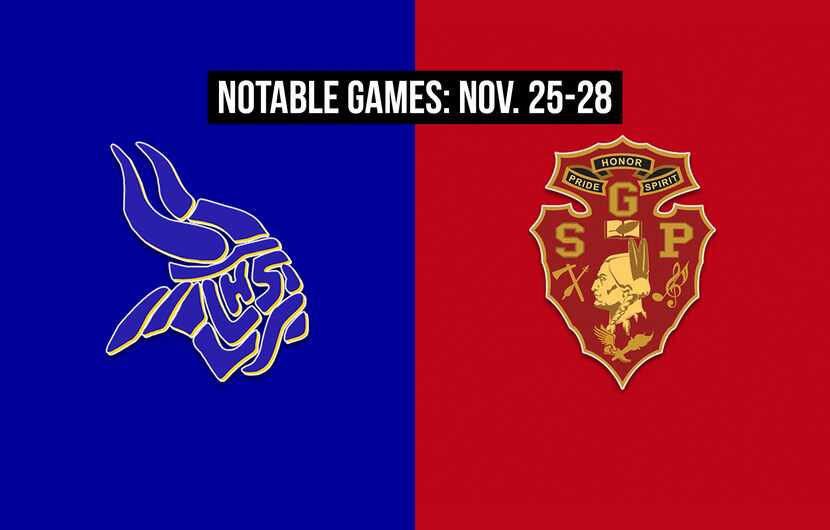 Notable games for the week of Nov. 25-28 of the 2020 season: Arlington Lamar vs. South Grand...