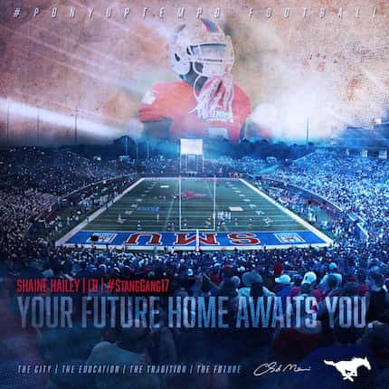 SMU recruiting graphic