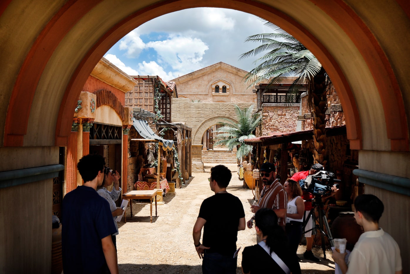 The backlot has an outdoor village depicting Jerusalem. It was previously used to represent...