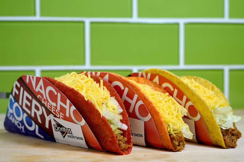 Taco Bell is handing out Doritos Locos Tacos on June 13, 2018.