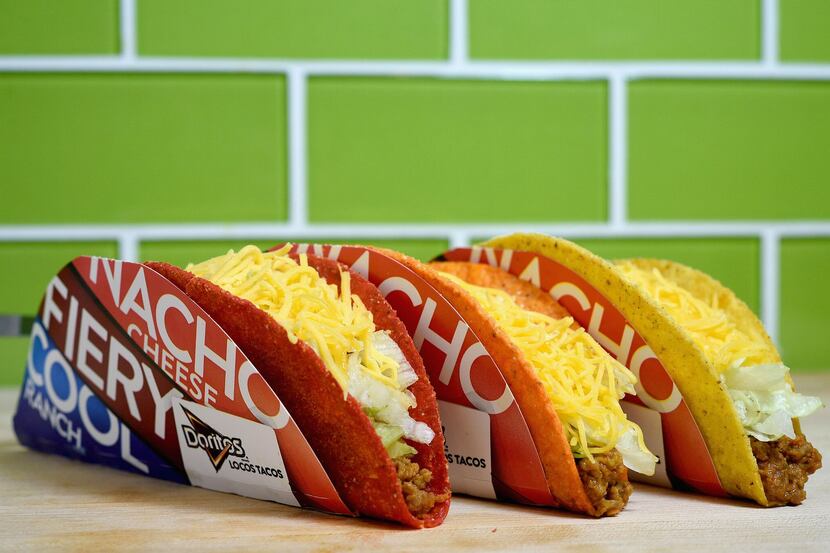 Taco Bell is handing out Doritos Locos Tacos on June 13, 2018.