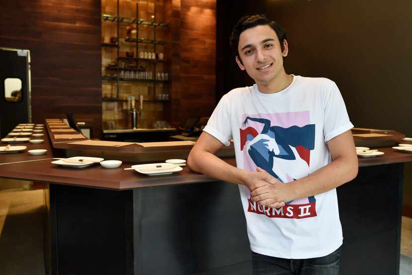 Brandon Cohanim, 22, is the founder and owner of the sushi restaurant Namo, at the West...