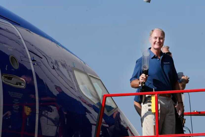 
Gary Kelly helped unveil Southwest’s new look on Sept. 8.
