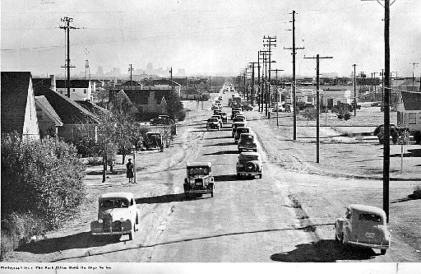 A traffic jam is a traffic jam is a traffic jam. This 1941 photo captures the scene on...