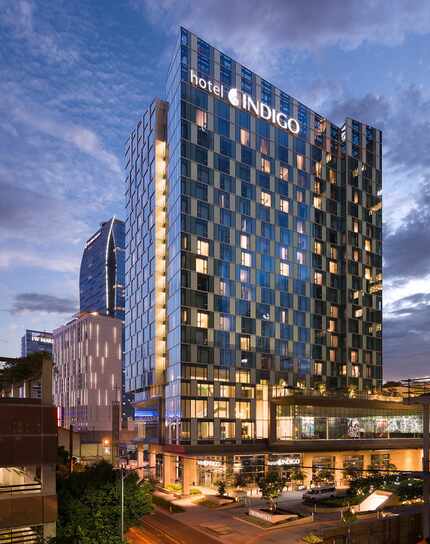 The new Indigo Hotel in Los Angeles has a stellar location near L.A. Live entertainment...