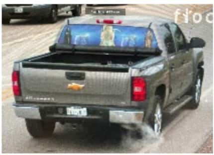 Authorities provided a photo of the gray 2012 Chevy Silverado the 6-year-old may be...