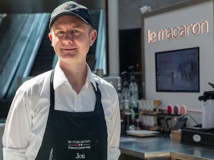 Le Macaron franchisee Jonathan Hanley's mother's family is from France. His wife is from...