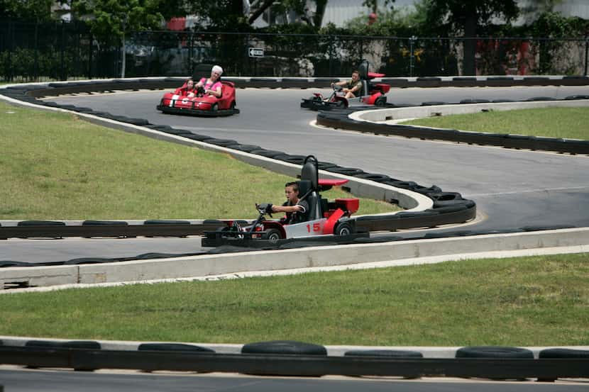 The SpeedZone racetrack was on Stemmons Freeway.