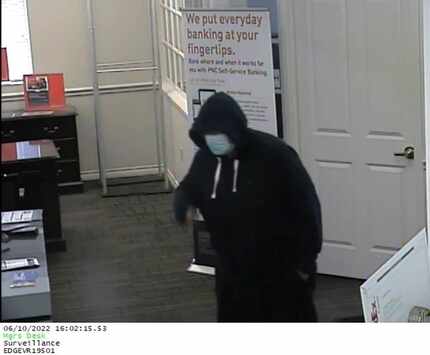 Police are asking for the public's help identifying a man they say robbed a bank.