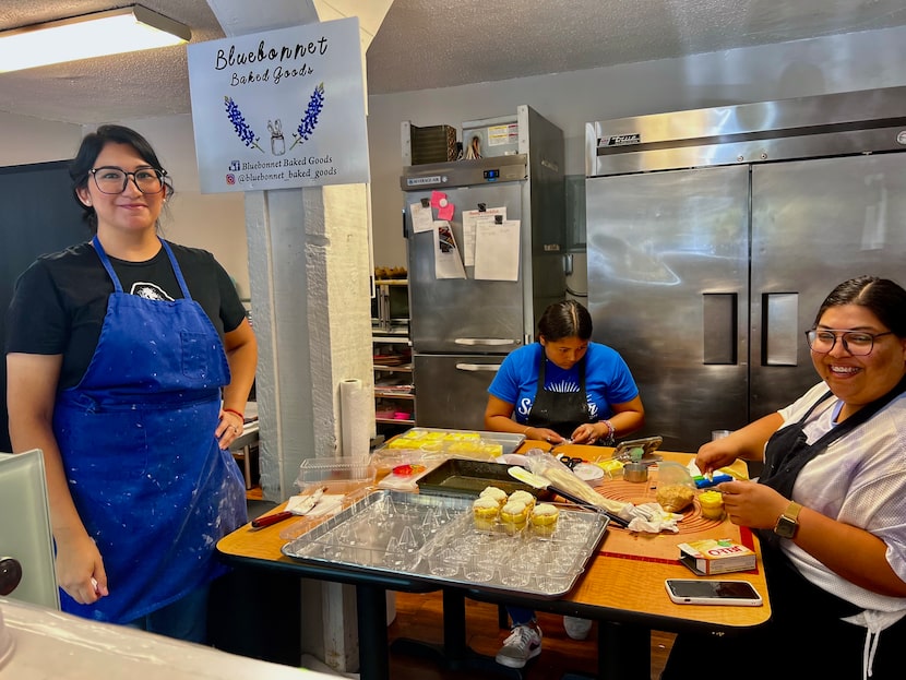 Jacqueline Barrientos (left), owner of the Bluebonnet Baked Goods, said she supports Abbott...