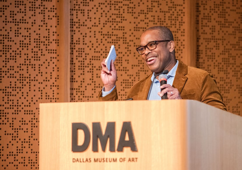 Executive producer Noland Walker speaks before the premiere of Dallas 2019, a five-part...