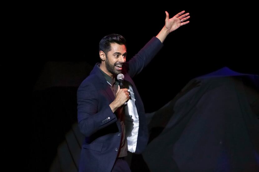 In November 2017, comedian Hasan Minhaj performs during the 11th Annual Stand Up for Heroes...