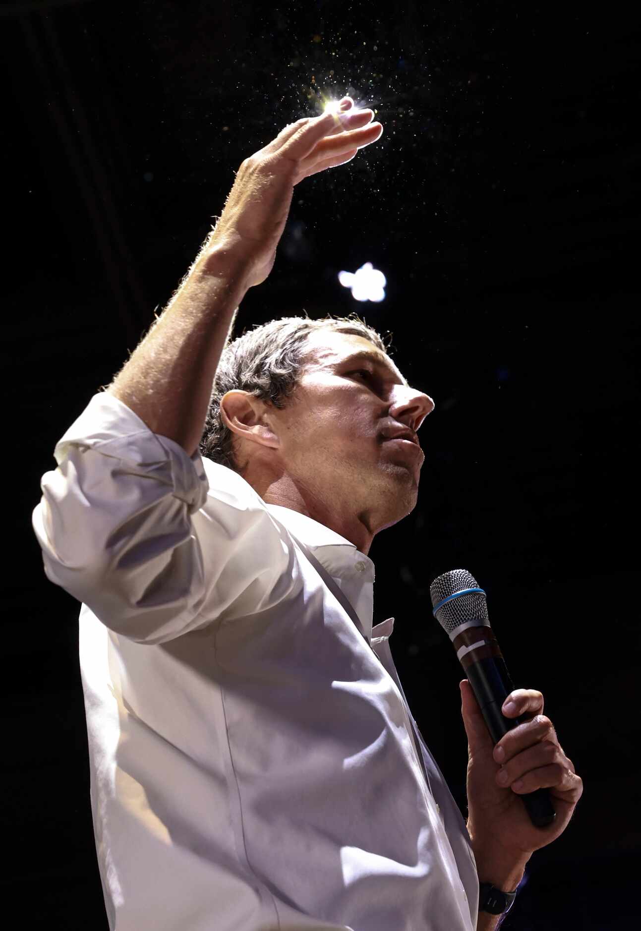 Democratic Governor Candidate Beto O'Rourke speaks Saturday, August 20, 2022 at Disciple...