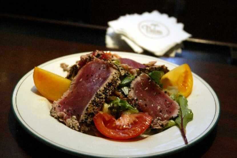 Here's a look back at the ahi tuna salad at the Palm Restaurant, as it was served in 2004.