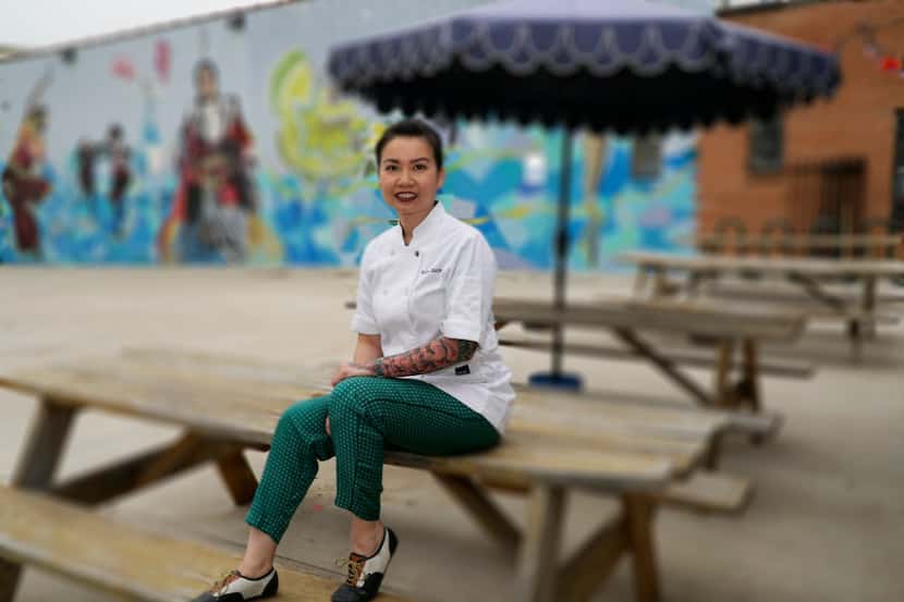 Reyna Duong, owner of Sandwich Hag in Dallas, Texas on Monday, March 2, 2020.  (Lawrence...