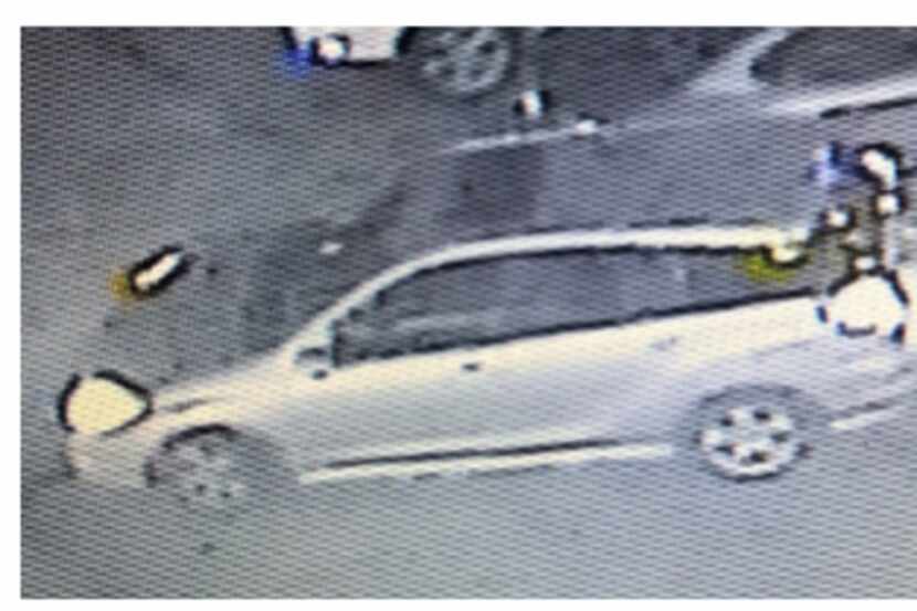 Police released surveillance images of a suspect and car sought in connection with the...