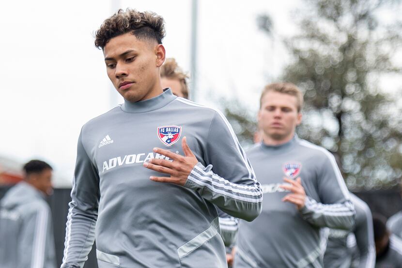 Edwin Cerrillo of FC Dallas, an 18-year-old Homegrown rookie out of the club Academy.