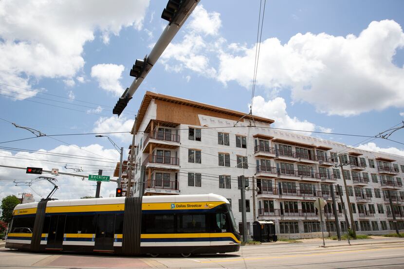 Kairoi Residential apartments are under construction at 120 E. Colorado Blvd. at the...
