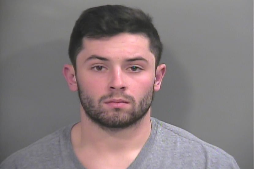 Oklahoma QB Baker Mayfield was arrested in Fayetteville, Ark., during the early hours of...