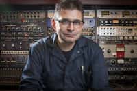 Music producer Steve Albini in his Chicago studio in 2014. Albini, who produced albums by...