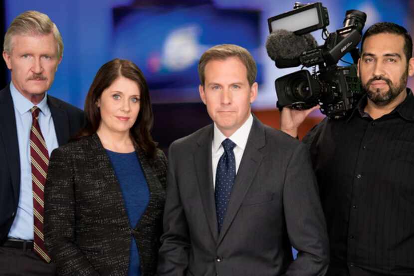 From left: Producers Jack Douglas and Eva Parks, Senior Investigative Reporter Scott...