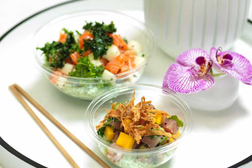 Poke -- a cold raw fish dish created in Hawaii -- is the focus at Pok the Raw Bar in the...