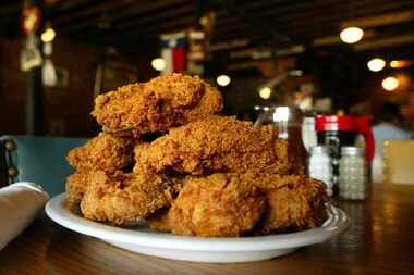 The fried chicken comes family-style ate Babe's, which boasts a Garland location among its...