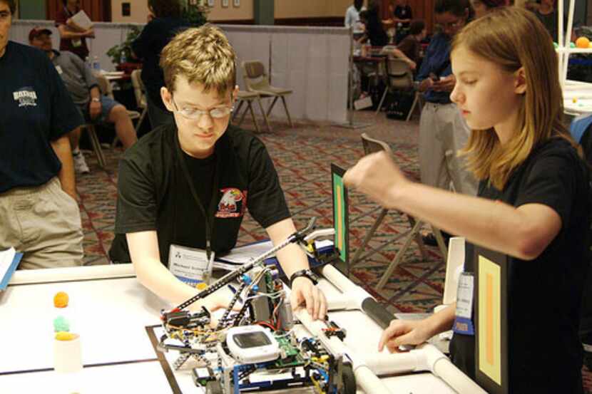 A team of students from DeWitt Perry Middle School in Carrollton earned the top ranking for...