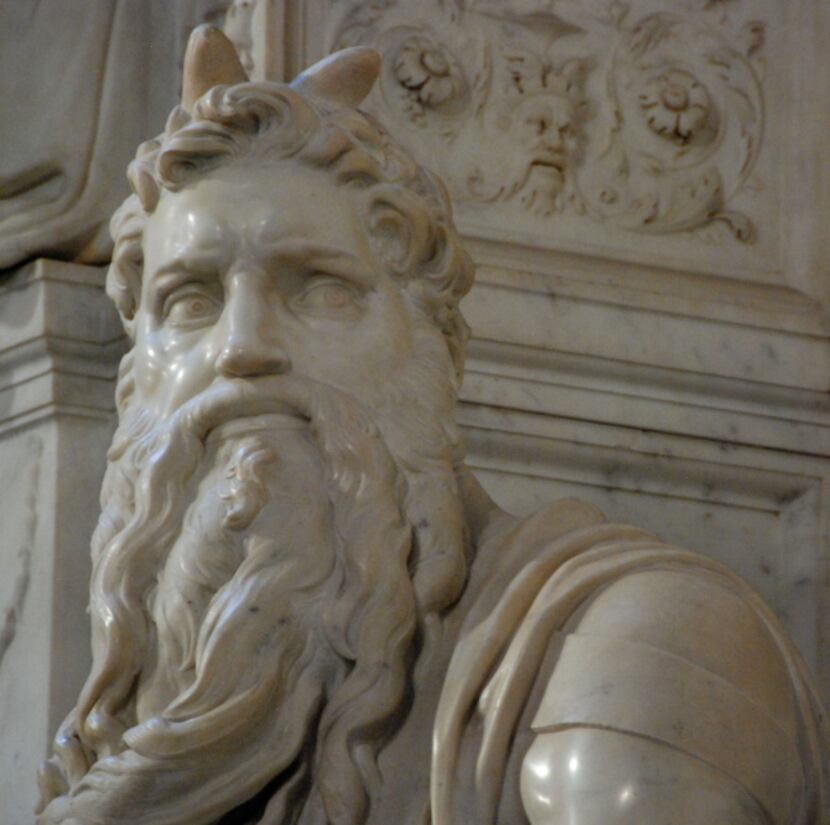 Michelangelo's Moses draws visitors to RomeÕs church of San Pietro in Vincoli (St. Peter in...