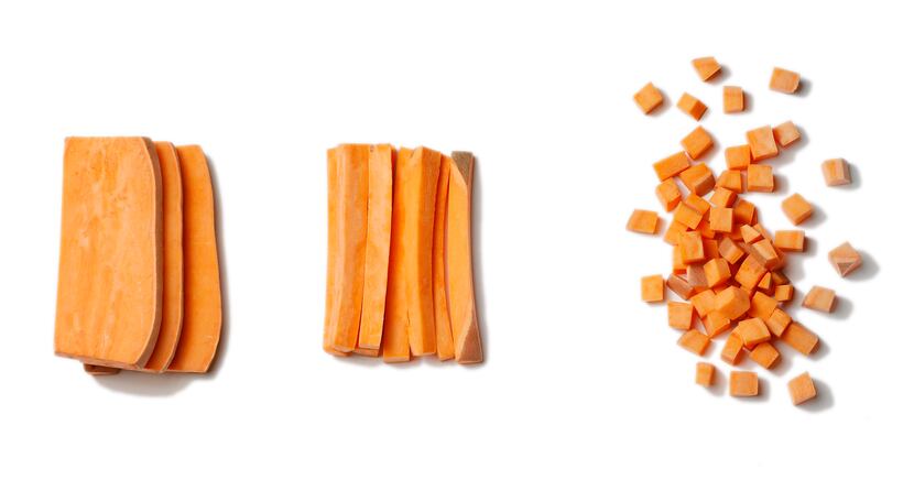 There are many ways to slice and dice a sweet potato.