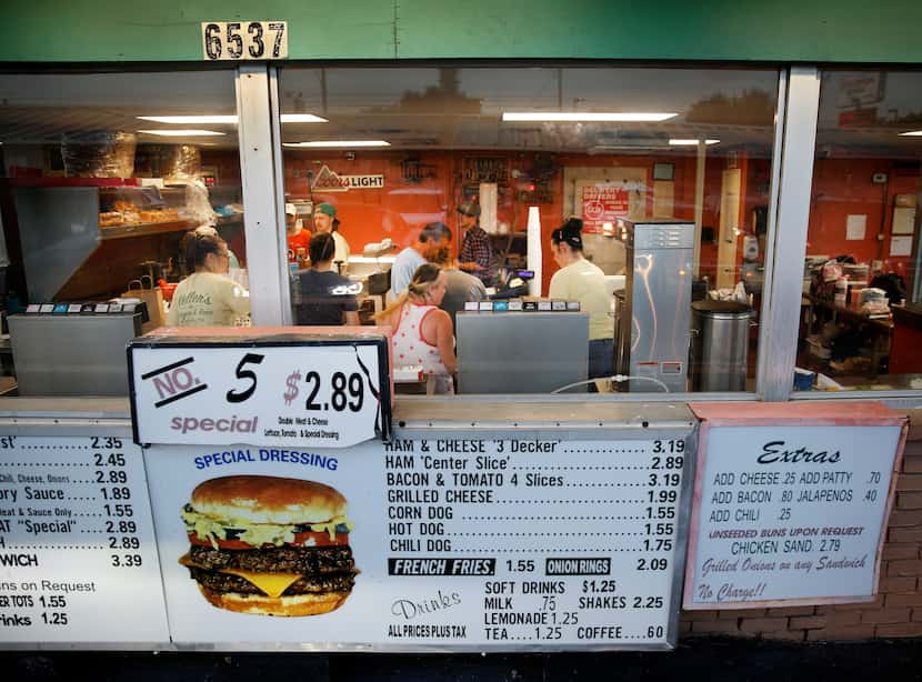 The price of burgers hasn't changed much at Keller's Drive-In on Northwest Highway in...