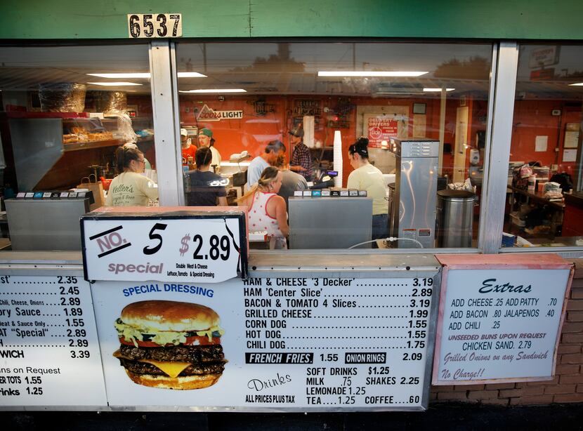 The price of burgers hasn't changed much at Keller's Drive-In on Northwest Highway in...