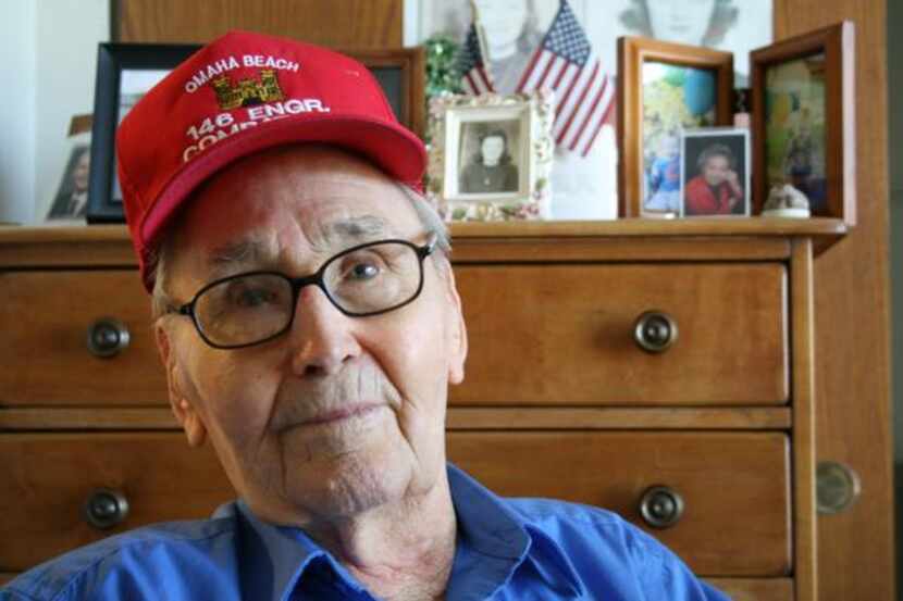 
Gray, a World War II veteran, says he remembers silence during the landing on Omaha Beach...