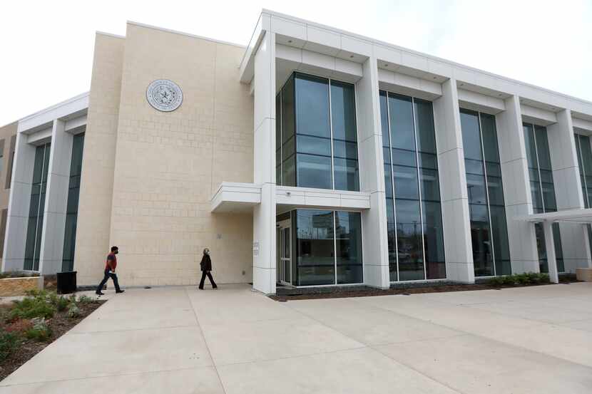 The new Dallas County Oak Cliff Government center in Dallas, Texas, Friday, December 17,...