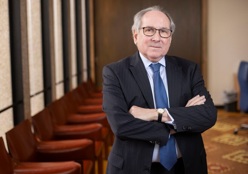 UT Southwestern president Dr. Daniel Podolsky poses at UT Southwestern in Dallas on Friday,...