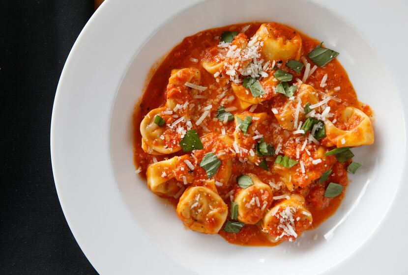 Italian-American dishes like tortellini and Italian sausage with vodka sauce are at...