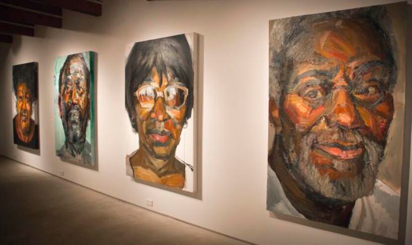 “Sedrick Huckaby: Everyday Glory”  at Valley House Gallery displayed paintings by one of...