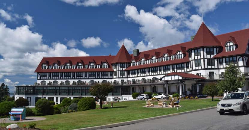 
The Algonquin Hotel, built in the early 20th century in St. Andrews, New Brunswick,...