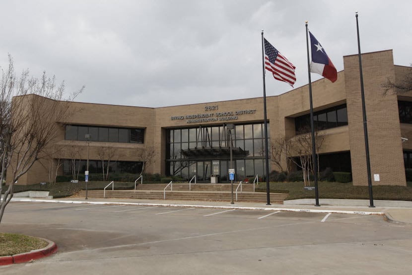 The Irving ISD administration building off of State Highway 183,.