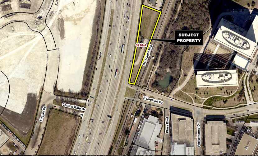 The hotel is planned for the east side of U.S. 75.