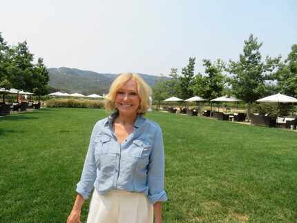 Kathryn Hall, who owns Hall Wines with her husband, Craig, splits her time between Dallas...