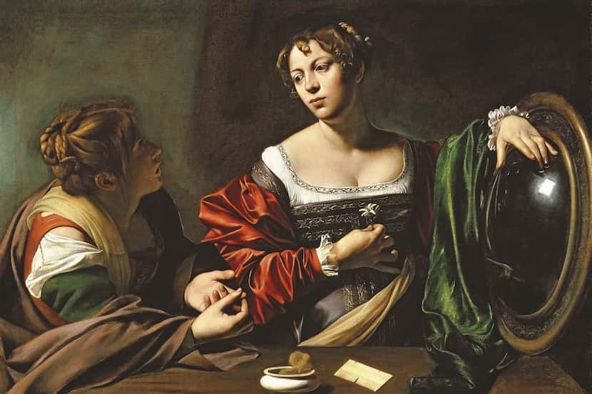 La obra “La Conversión de Magdalena” pintada entre 1597-97 por el maestro italiano...