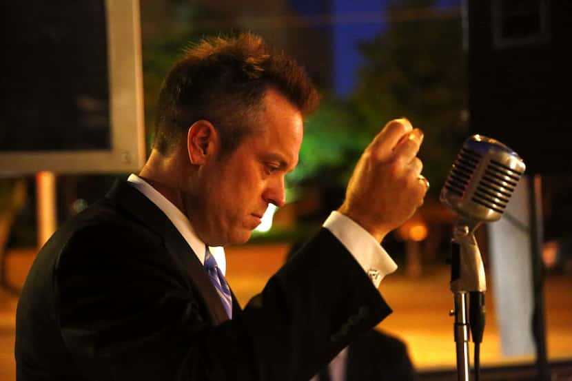 Ricki Derek performs with the Trio of Three band at Sfuzzi Uptown on McKinney Ave in Dallas...