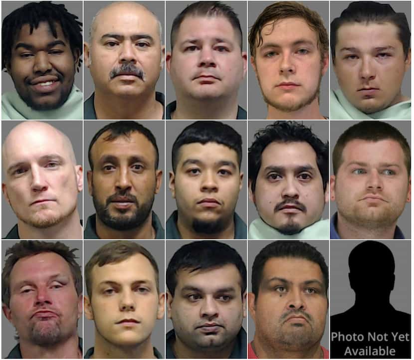 Fourteen men in Collin, Dallas and Denton counties have been arrested on charges of online...