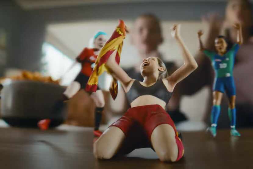 Frito-Lay's commercial features avatars of U.S. soccer stars from years past, including a...